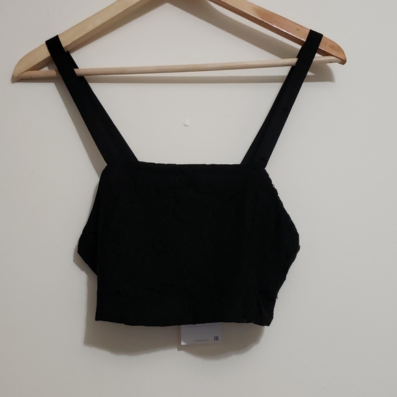 zara black bralette